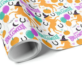 Pferd Halloween Geschenkpapier