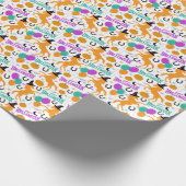 Pferd Halloween Geschenkpapier (Ecke)
