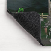 Pferd Halloween mit Ghoul-Freunden Mousepad (Ecke)