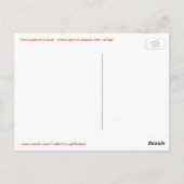Pferd & Hawk Sonnenaufgang Postkarte (Rückseite)
