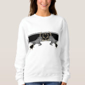 Pferd Horse Heart Laurel wreath Ährenkranz Sweatshirt (Vorderseite)