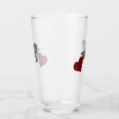 Pferd – Horse neon-pink Glas (Links)