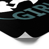 Pferd ich bin ein Pferd Girl Pferd Lover Frauen Ki Poster (Ecke)