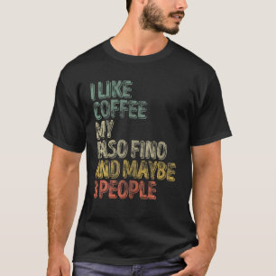 Pferd Ich mag Kaffee mein Paso Fino und vielleicht T-Shirt