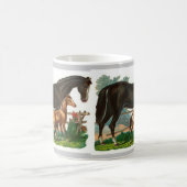 Pferd illustrierte Tasse (Mittel)