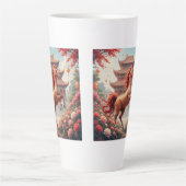Pferd im chinesischen Jahr Milchtasse (Vorderseite)