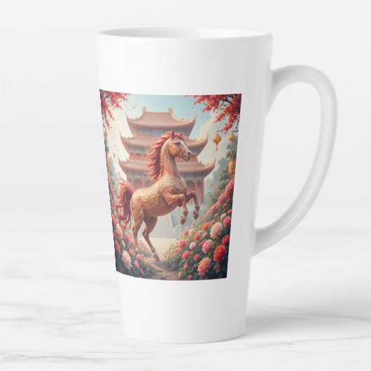 Pferd im chinesischen Jahr Milchtasse (Rechts)