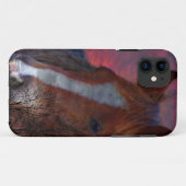 Pferd im Falle eines Sonnenuntergangs Case-Mate iPhone Hülle (Rückseite (Horizontal))