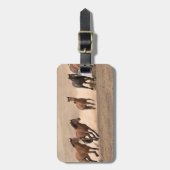 Pferd im Herbst II Gepäckanhänger (Vorderseite vertikal)