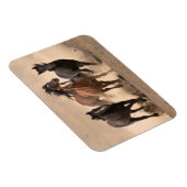 Pferd im Herbst II Magnet (Rechte Seite)