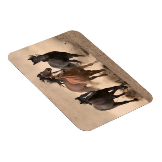 Pferd im Herbst II Magnet (Rechte Seite)