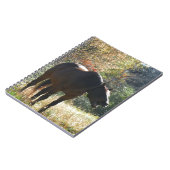 Pferd im Herbst Notizblock (Linke Seite)