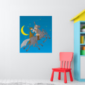 Pferd im Himmelspender Poster