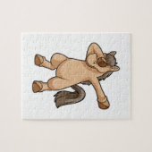 Pferd im Hip Hop Dance Dab Puzzle (Horizontal)