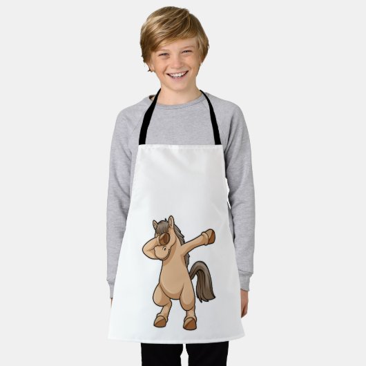 Pferd im Hip Hop Dance Dab Schürze (Getragen)