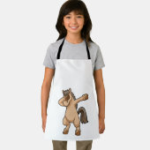 Pferd im Hip Hop Dance Dab Schürze (Insitu)