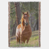 Pferd im Holz Decke (Vorderseite Vertikal)