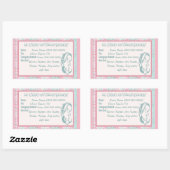 Pferd im Notfall Rechteckiger Aufkleber (Blatt)