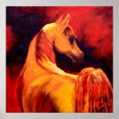 Pferd im Profil Poster (Vorne)