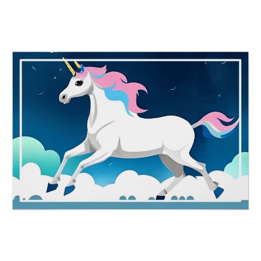 Pferd im Rennen-15468 Poster (Vorderseite)