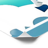 Pferd im Rennen-15468 Poster (Ecke)