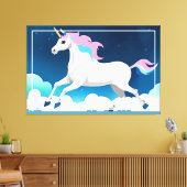 Pferd im Rennen Leinwanddruck (Insitu (Wohnzimmer))