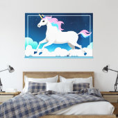 Pferd im Rennen Leinwanddruck (Insitu (Schlafzimmer))