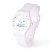 Pferd im Sandbad -  Armbanduhr (Winkel)