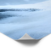 Pferd im Schnee | AI Art Poster (Ecke)