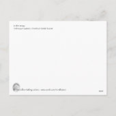 Pferd im Schnee Weihnachten (Rückseite)