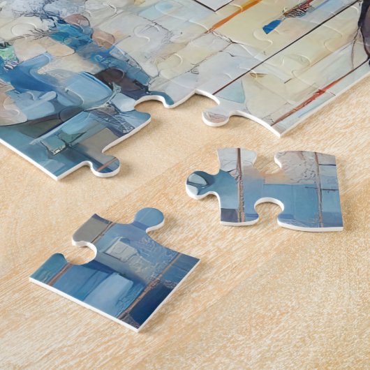 Pferd im Snow 500 Piece Puzzle (Seite)