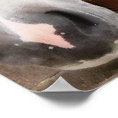 Pferd im Stall 2 Poster (Ecke)