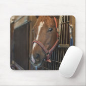 Pferd im Stall Mousepad (Mit Mouse)