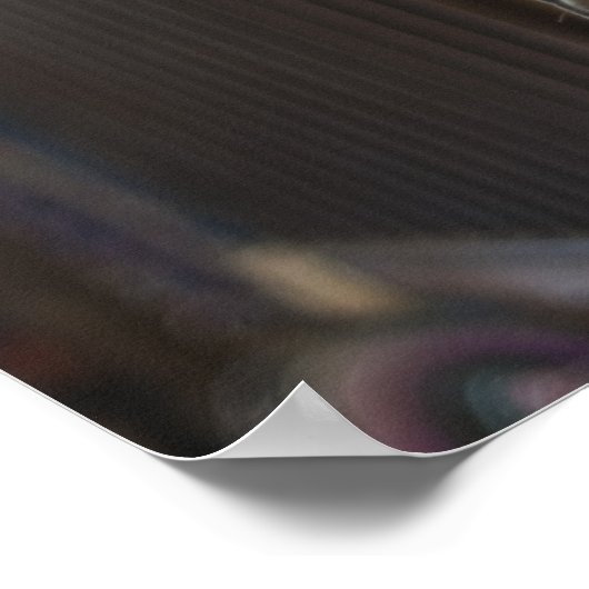 Pferd im Stall Poster (Ecke)