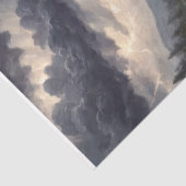 Pferd im Sturm - Decoupage - Seidenpapier (Detail)