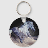 Pferd in Aktion Schlüsselanhänger (Vorderseite)