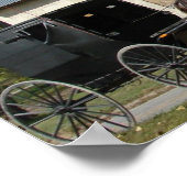 Pferd in Bentonsport, Iowa Poster (Ecke)