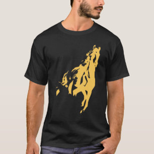 Pferd in der Liebe Windmädchen Reiten I Go T-Shirt