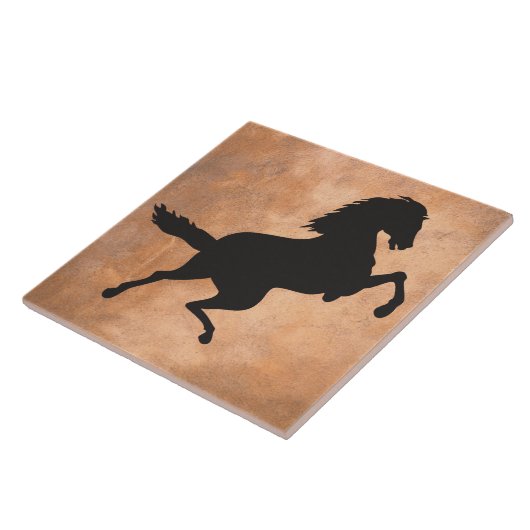 PFERD IN DER SILHOUETTE FLIESE (Seite)