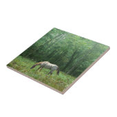 Pferd in der Wiese Fliese (Seite)