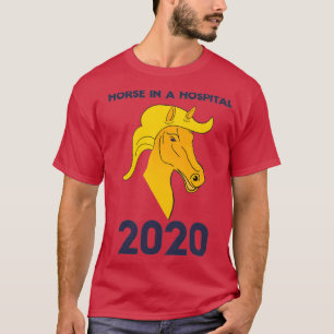 Pferd in einem Krankenhaus 2020 Trimix T-Shirt