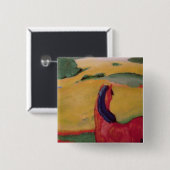 Pferd in einer Landschaft, 1910 Button (Vorne & Hinten)