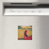 Pferd in einer Landschaft, 1910 Magnet (In Situ (Geschirrspüler))
