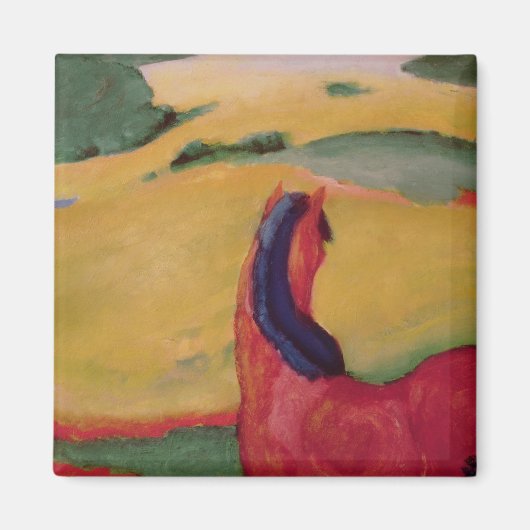 Pferd in einer Landschaft, 1910 Magnet (Vorne)