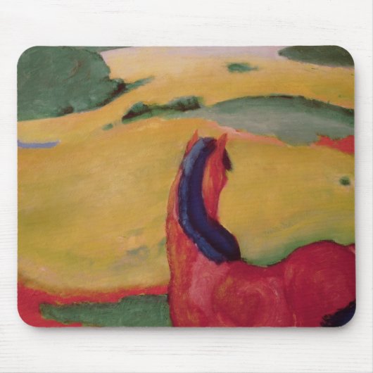 Pferd in einer Landschaft, 1910 Mousepad (Vorne)