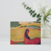 Pferd in einer Landschaft, 1910 Postkarte (Stehend Vorderseite)