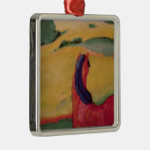 Pferd in einer Landschaft, 1910 Silbernes Ornament (Rechts)