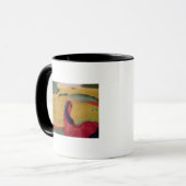 Pferd in einer Landschaft, 1910 Tasse (Vorderseite Links)