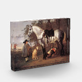 Pferd in einer Landschaft Aelbert Cuyp Fotoblock (Links)