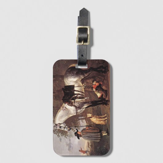 Pferd in einer Landschaft Aelbert Cuyp Gepäckanhänger (Vorderseite Vertikal)